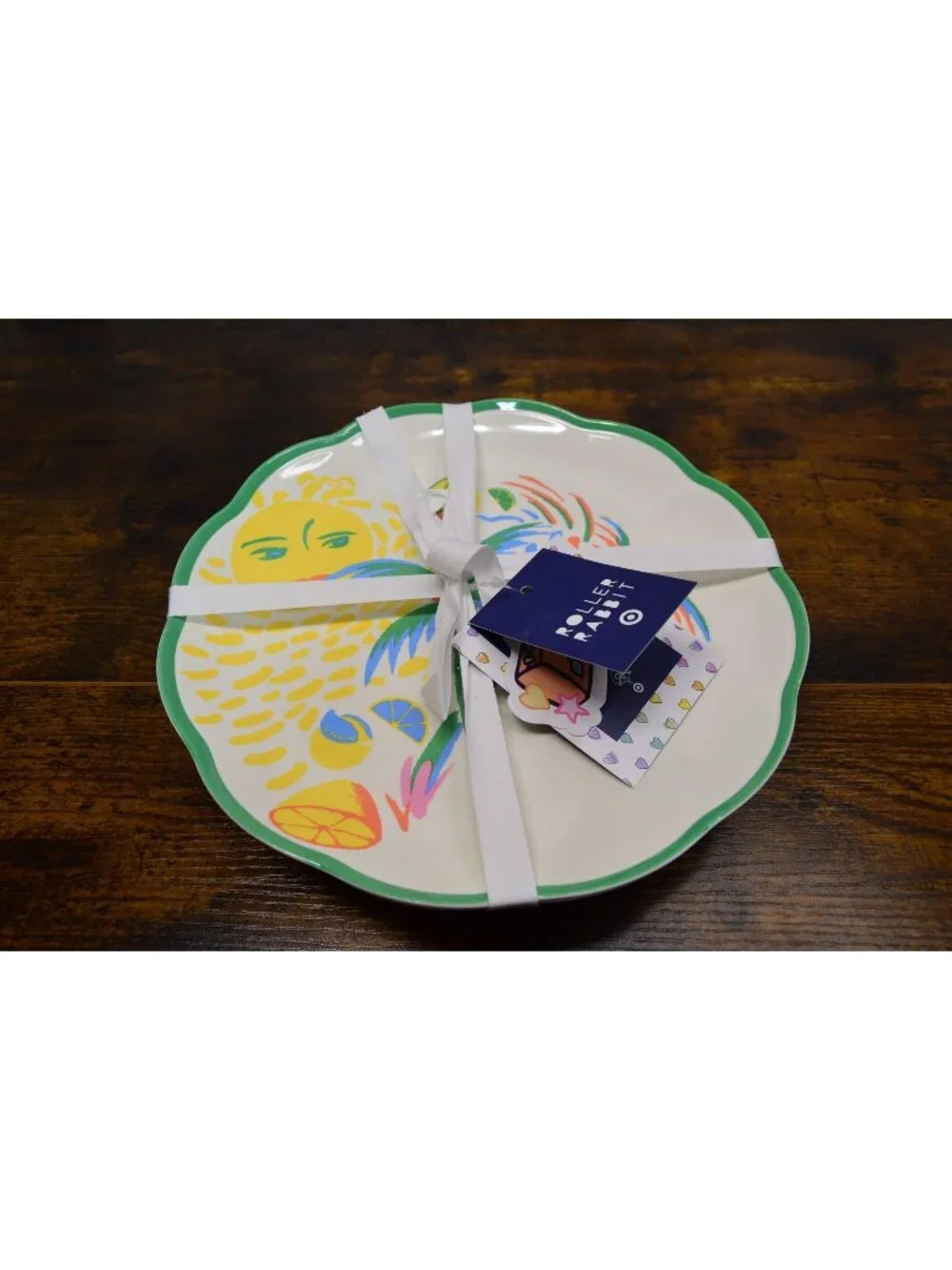 New Roller Rabbit X Target Set Of 4 Salad Plates 9